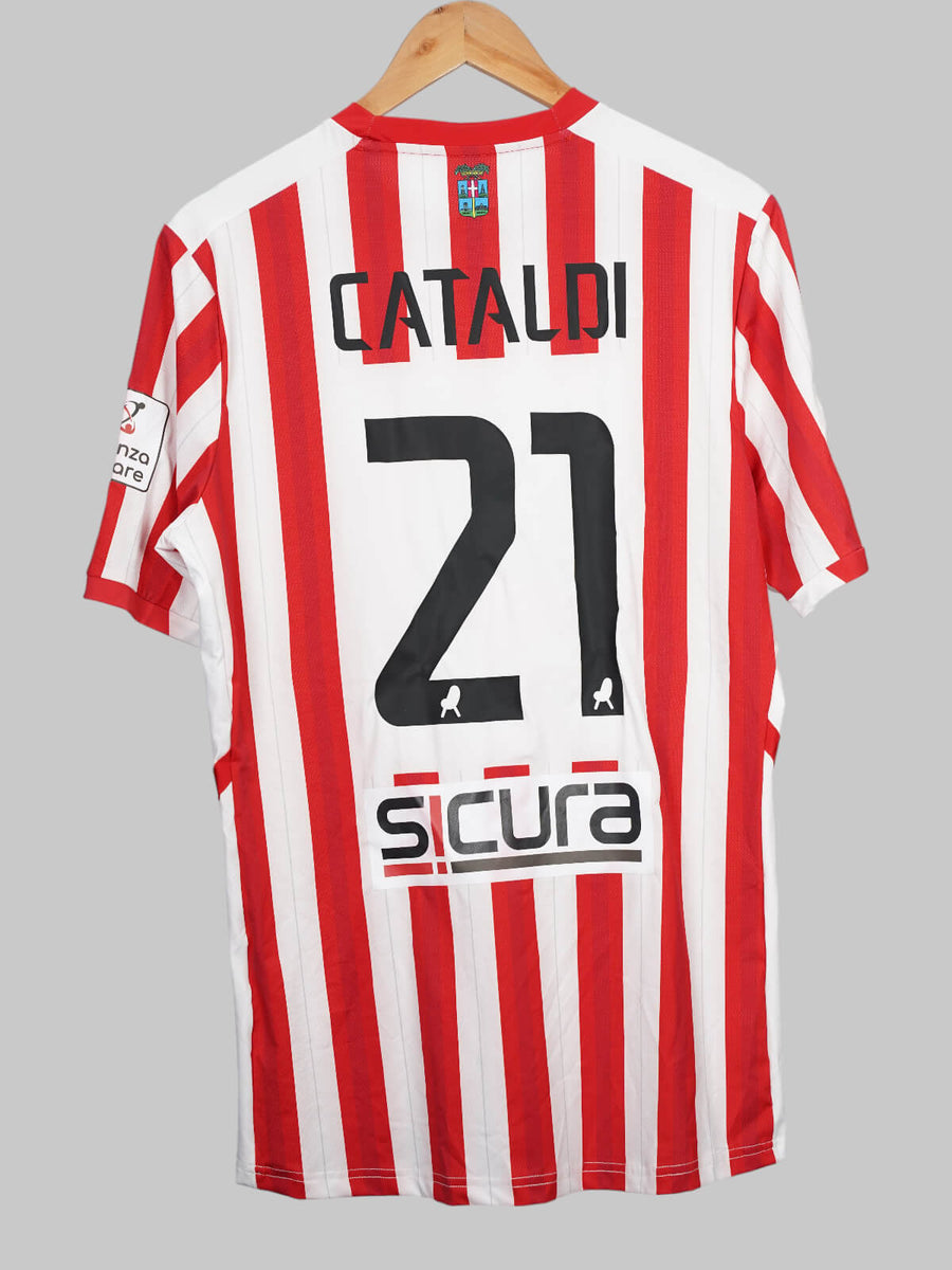 LR Vicenza Match Worn Home Shirt 2022/23 Cataldi 21 (XL)