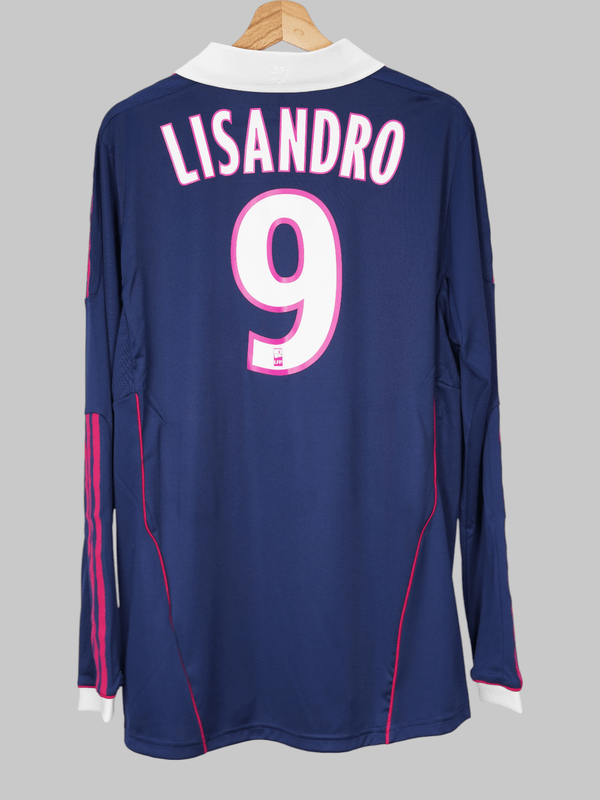 Camiseta visitante del Lyon L/S 2011/12 BNWT Lisandro #9 Edición del jugador (XL)