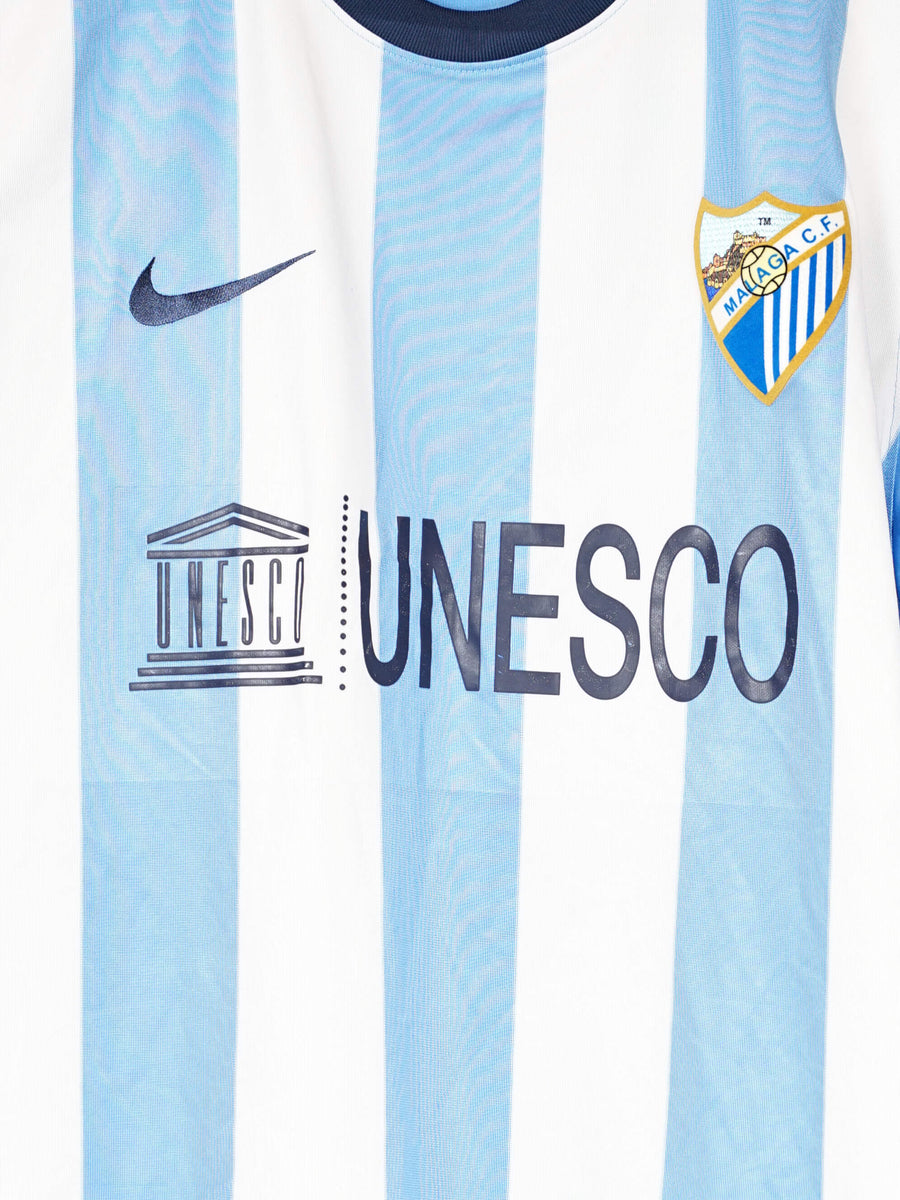 Malaga Home Shirt 2013/14 Santa Cruz 9 (L)