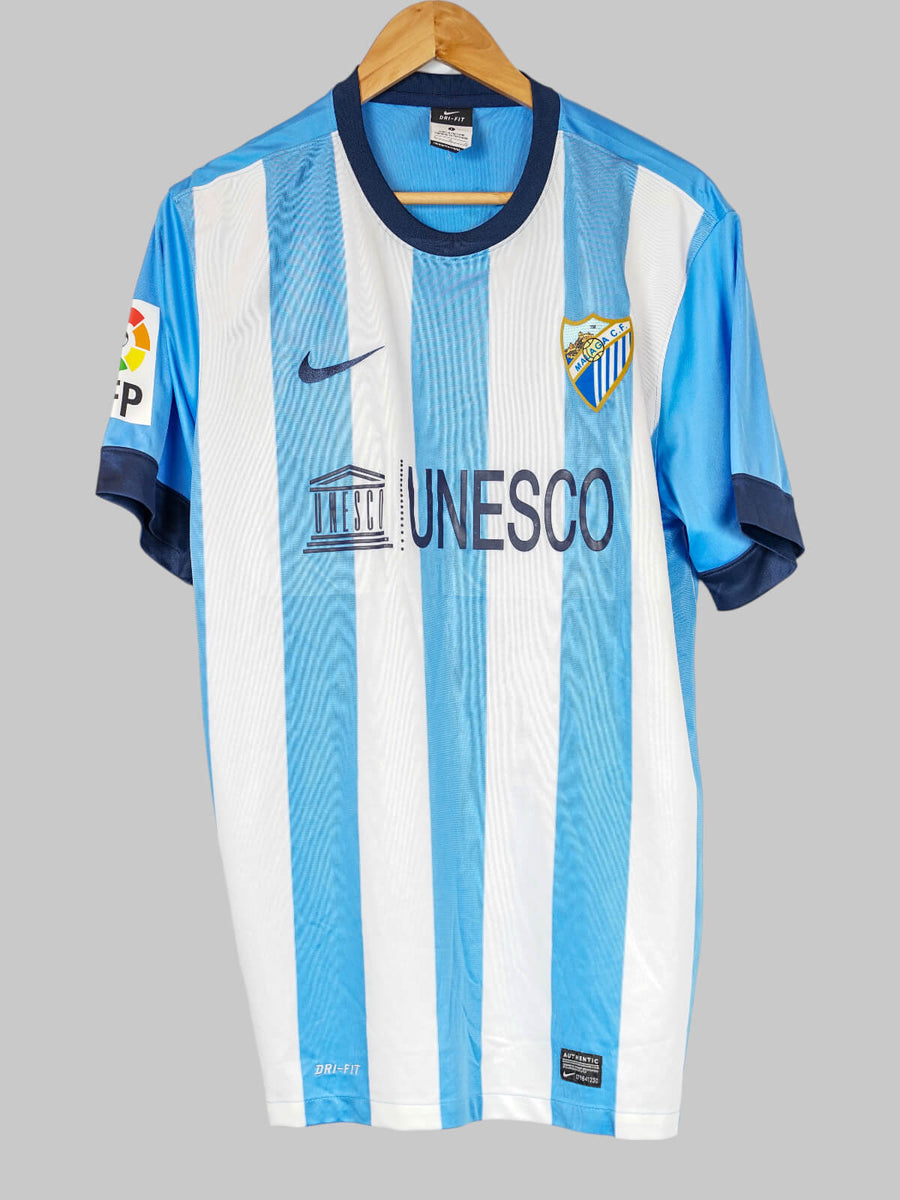 Malaga Home Shirt 2013/14 Santa Cruz 9 (L)