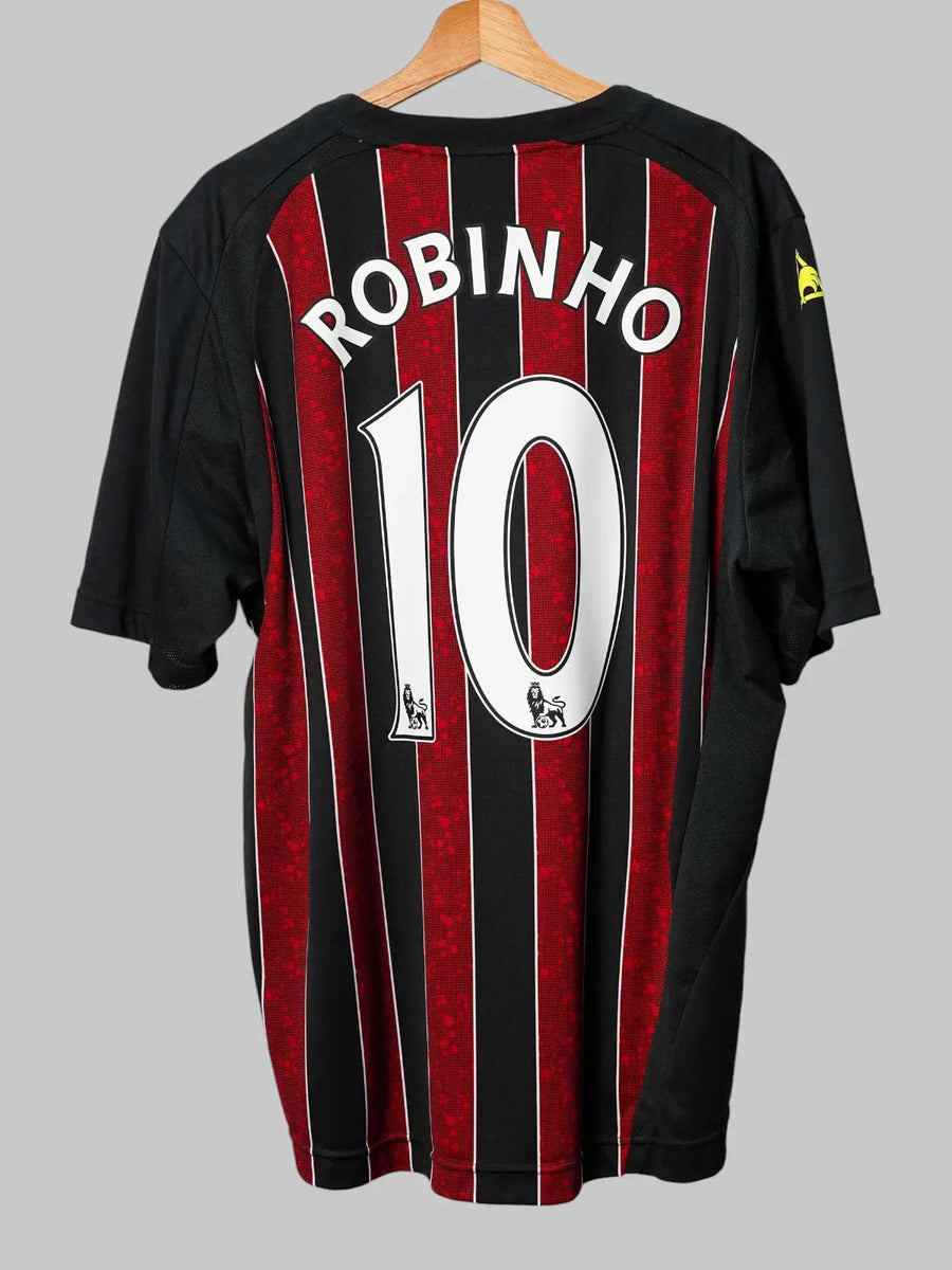 Manchester City Away Shirt 2008/9 Robinho 10 (L)