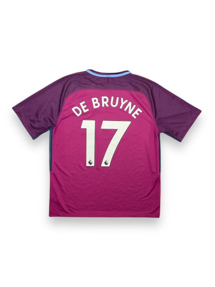 Manchester City Away Shirt 2017/18 De Bruyne #17 - 10/10 - L
