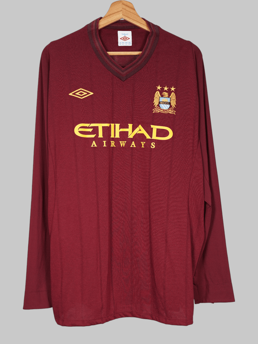 Manchester City Away Shirt L/S 2012/13 Kompany 4 (L)