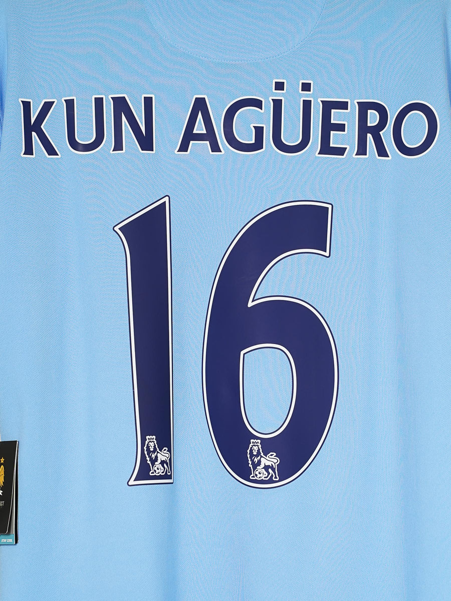 Manchester City Home Shirt 2014/15 Kun Agüero 16 BNWT (XL)
