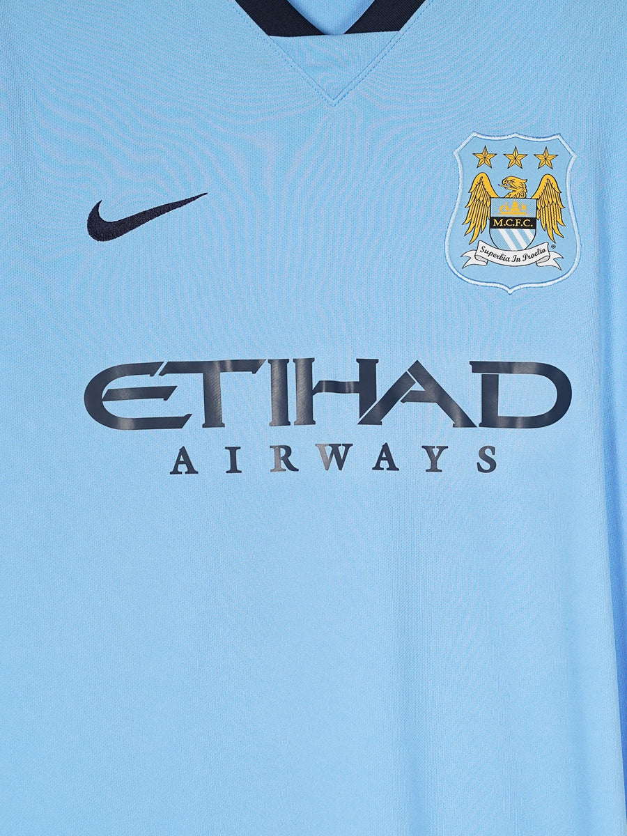 Manchester City Home Shirt 2014/15 Kun Agüero 16 BNWT (XL)