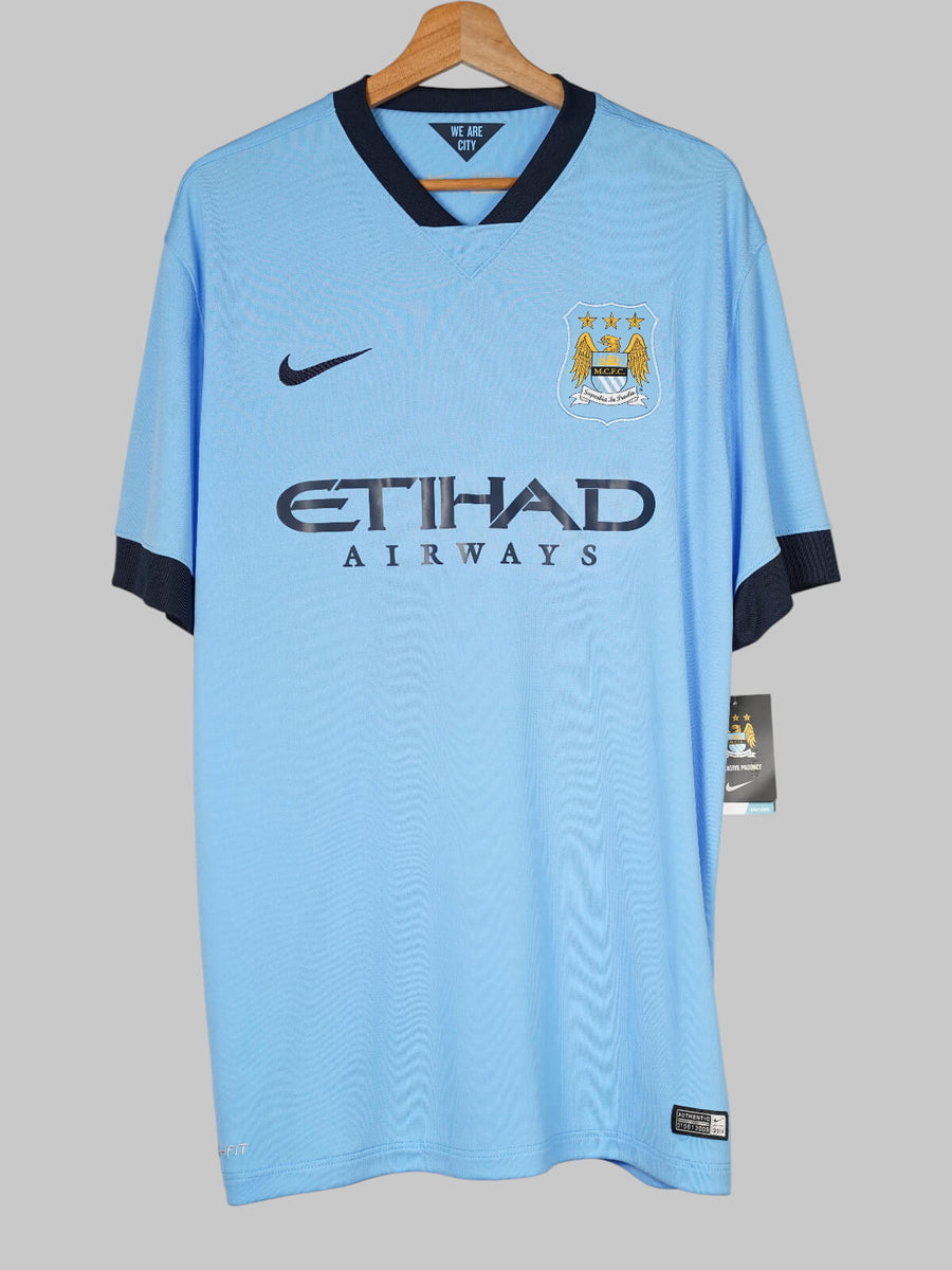 Manchester City Home Shirt 2014/15 Kun Agüero 16 BNWT (XL)