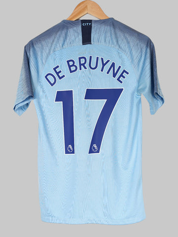 Manchester City Home Shirt 2017/18 De Bruyne 17 (S)