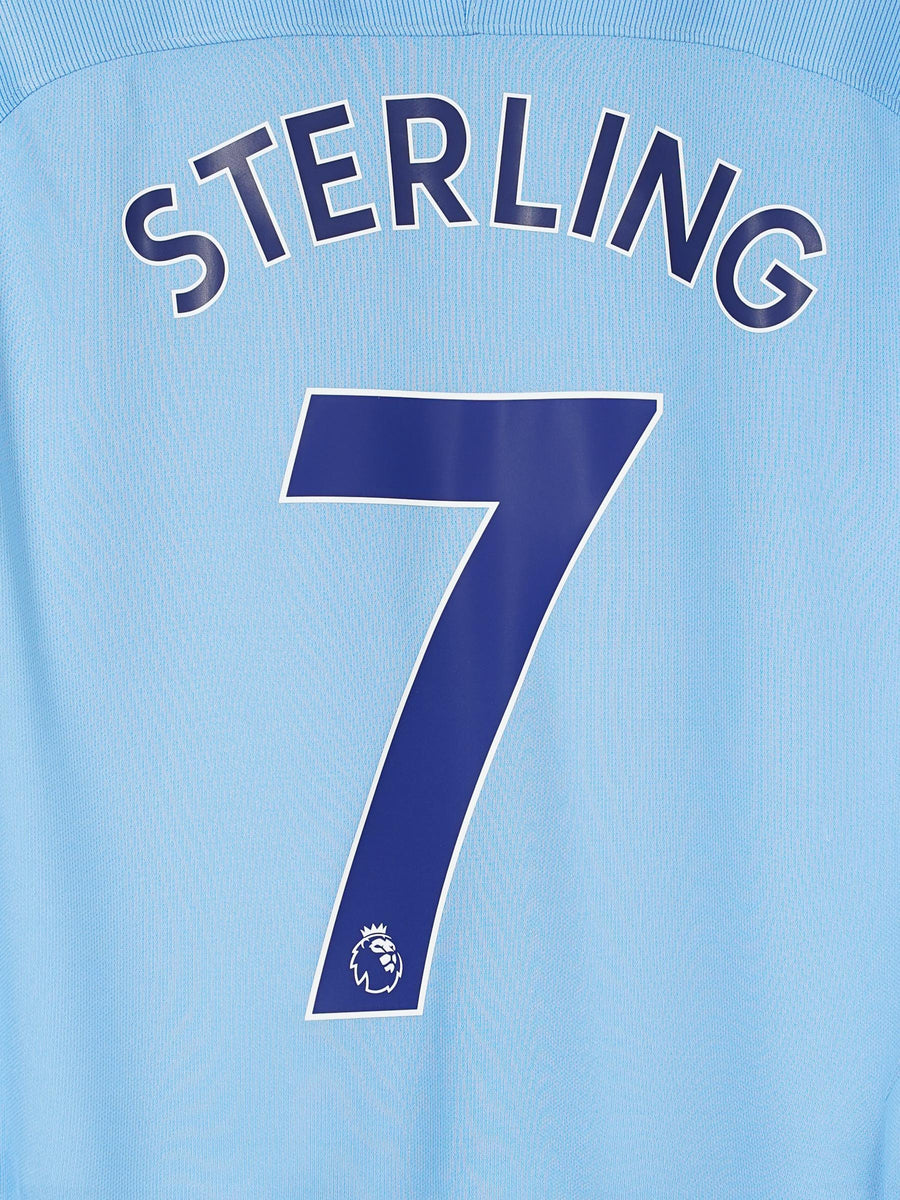 Manchester City Home Shirt 2017/18 Sterling 7 (L)