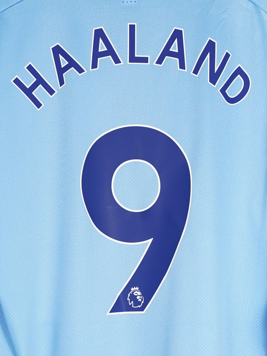 Manchester City Home Shirt L/S 2022/23 Haaland 9 (L)