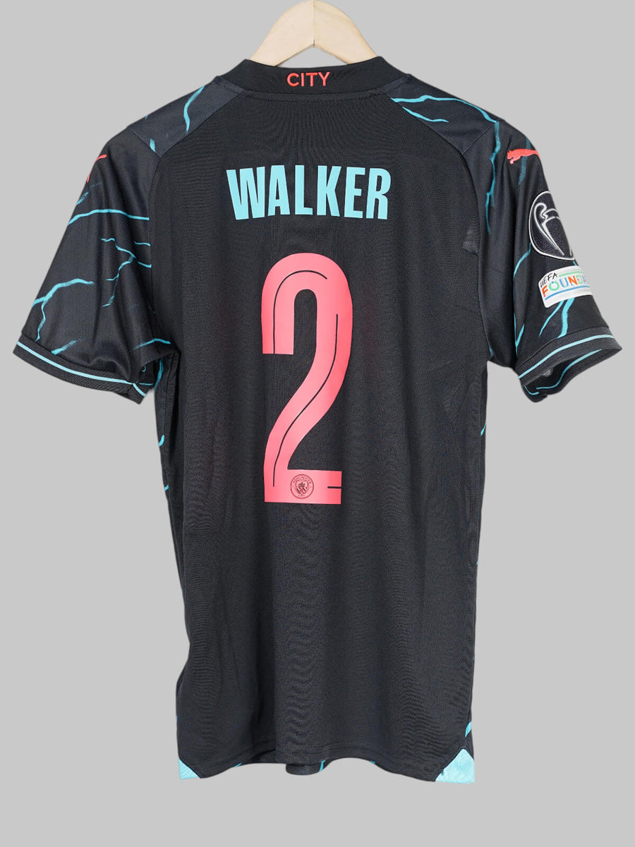 Manchester City Third Shirt 2023/24 Walker 2 (S)
