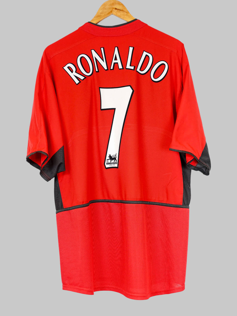 Manchester United Home Shirt 2002/4 Ronaldo 7 (XL)