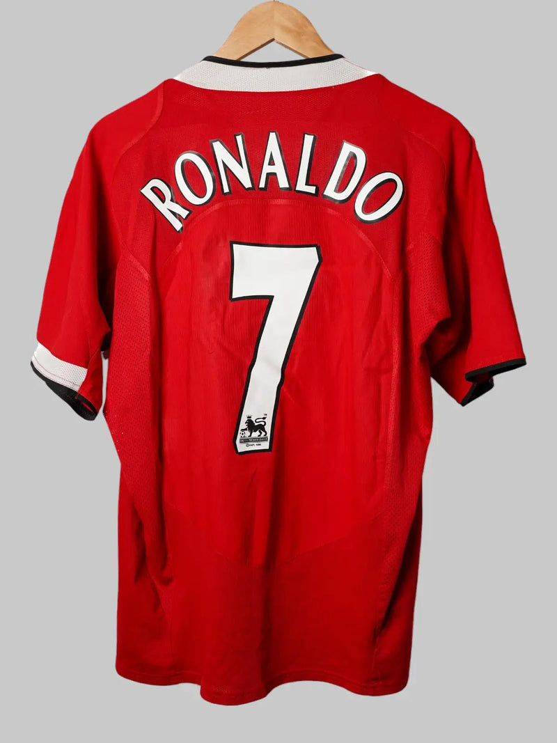 Manchester United Home Shirt 2004/6 Ronaldo 7 (L)