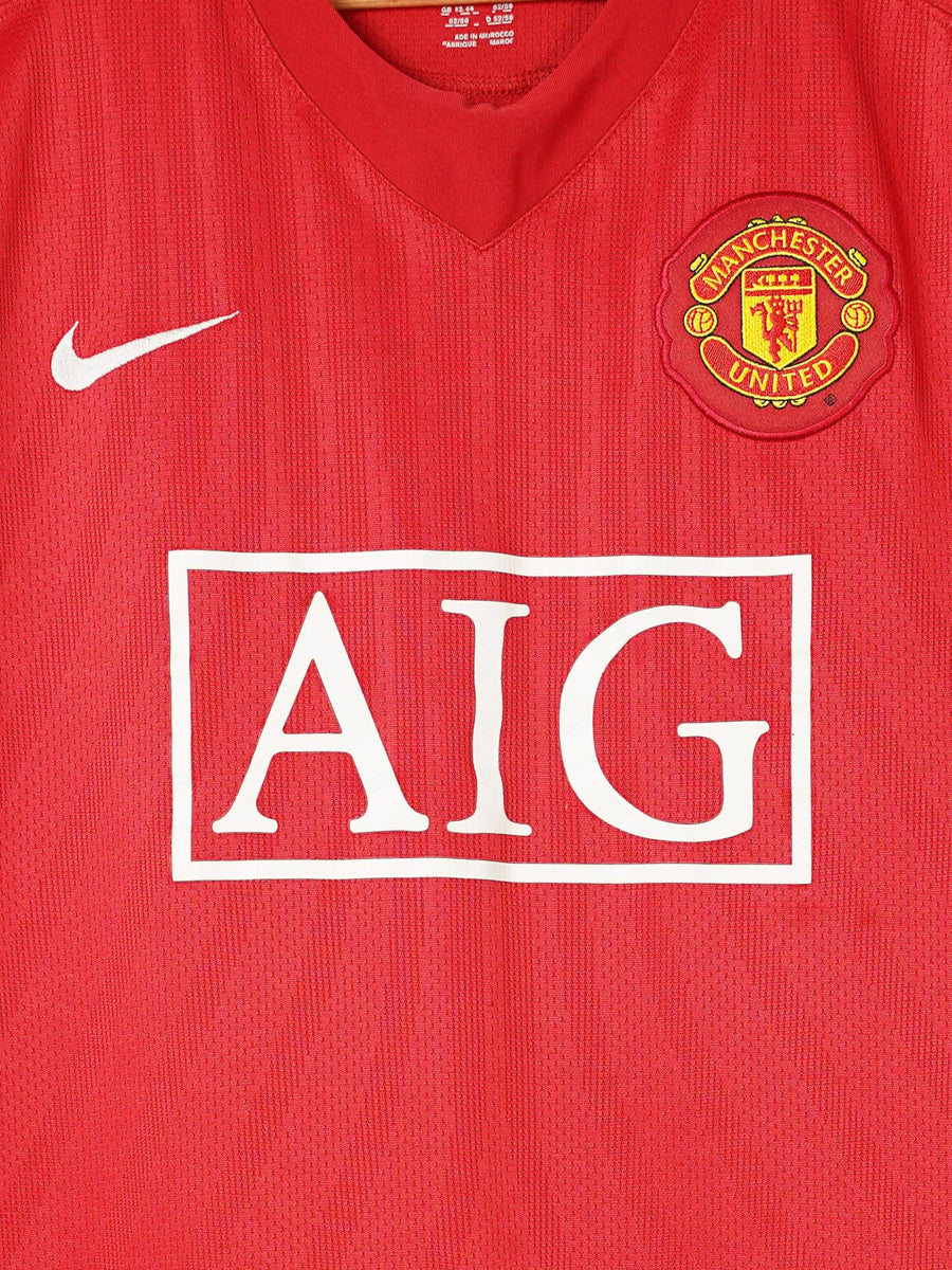 Manchester United Home Shirt 2007 - 09 Ronaldo 7 (L)