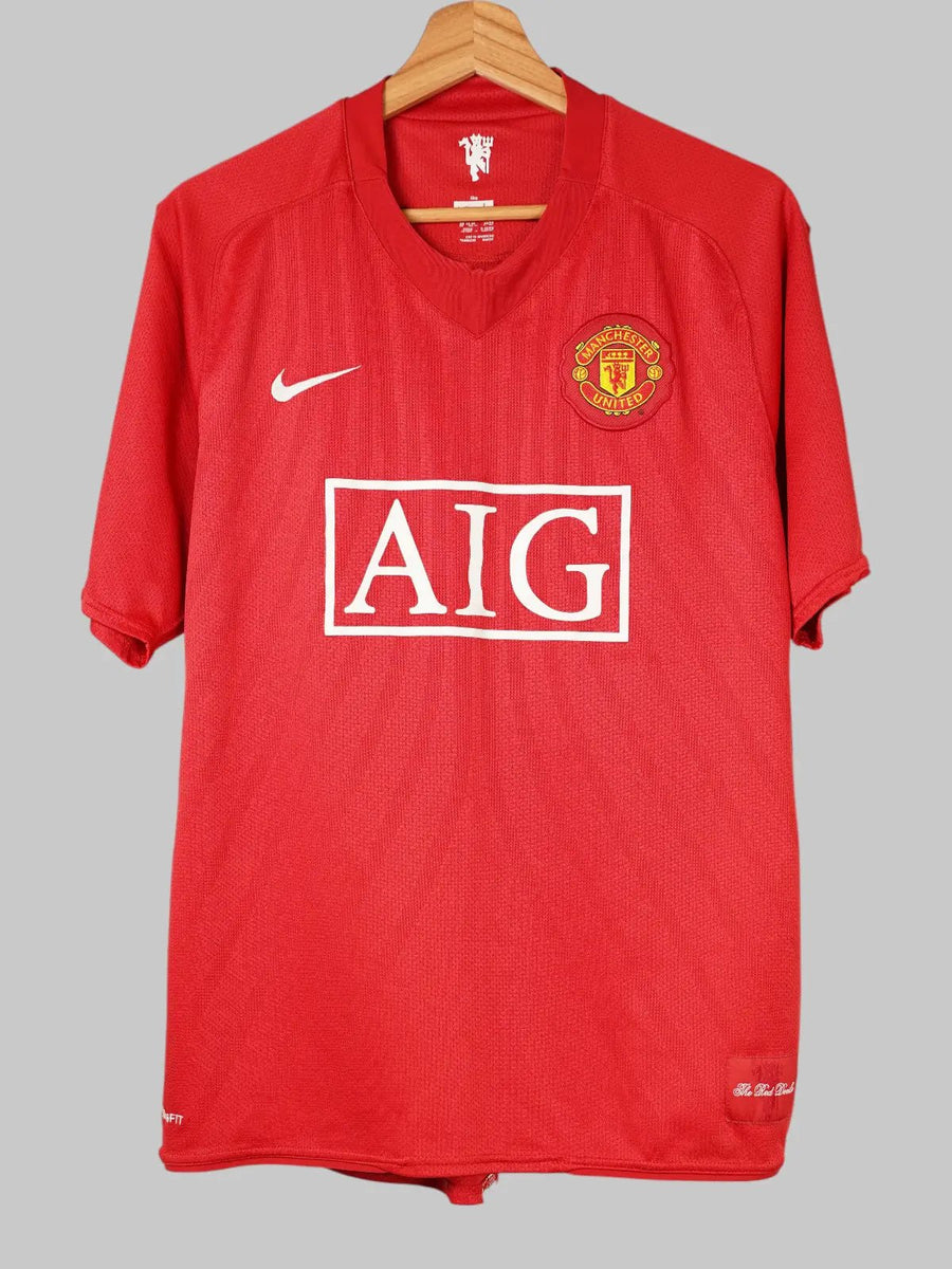 Manchester United Home Shirt 2007 - 09 Ronaldo 7 (L)