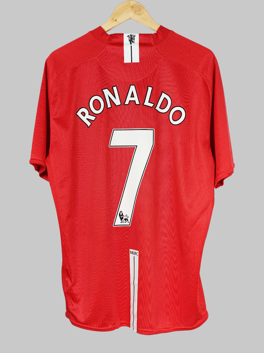 Manchester United Home Shirt 2007/9 Ronaldo 7 (XL)
