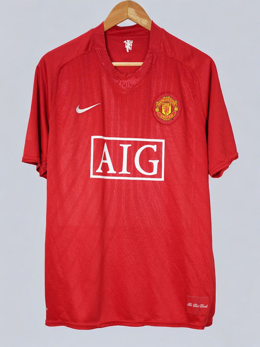 Manchester United Home Shirt 2007/9 Ronaldo 7 (XL)