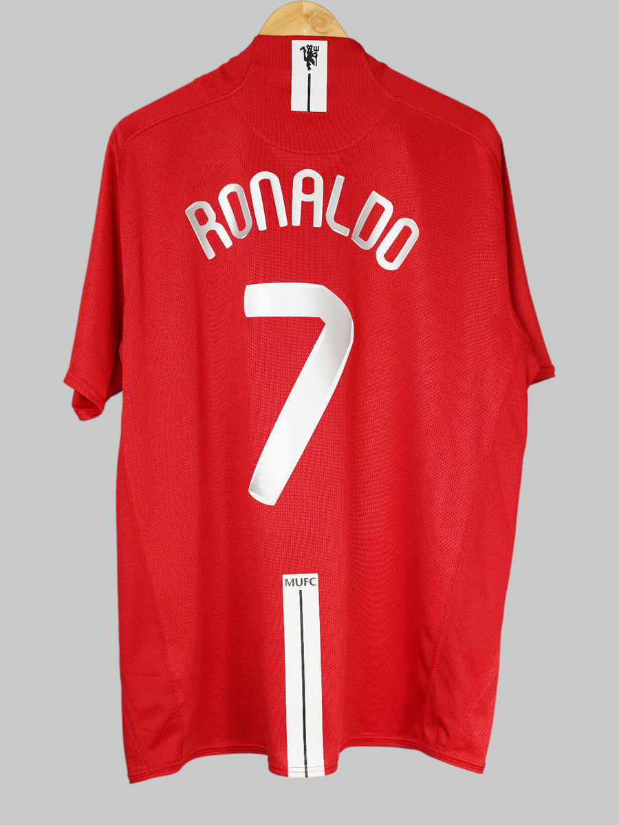 Manchester United Home Shirt 2007/9 Ronaldo 7 (XXL)