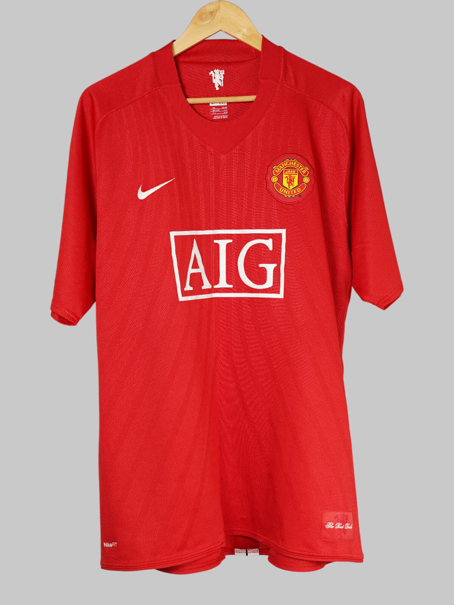 Manchester United Home Shirt 2007/9 Ronaldo 7 (XXL)