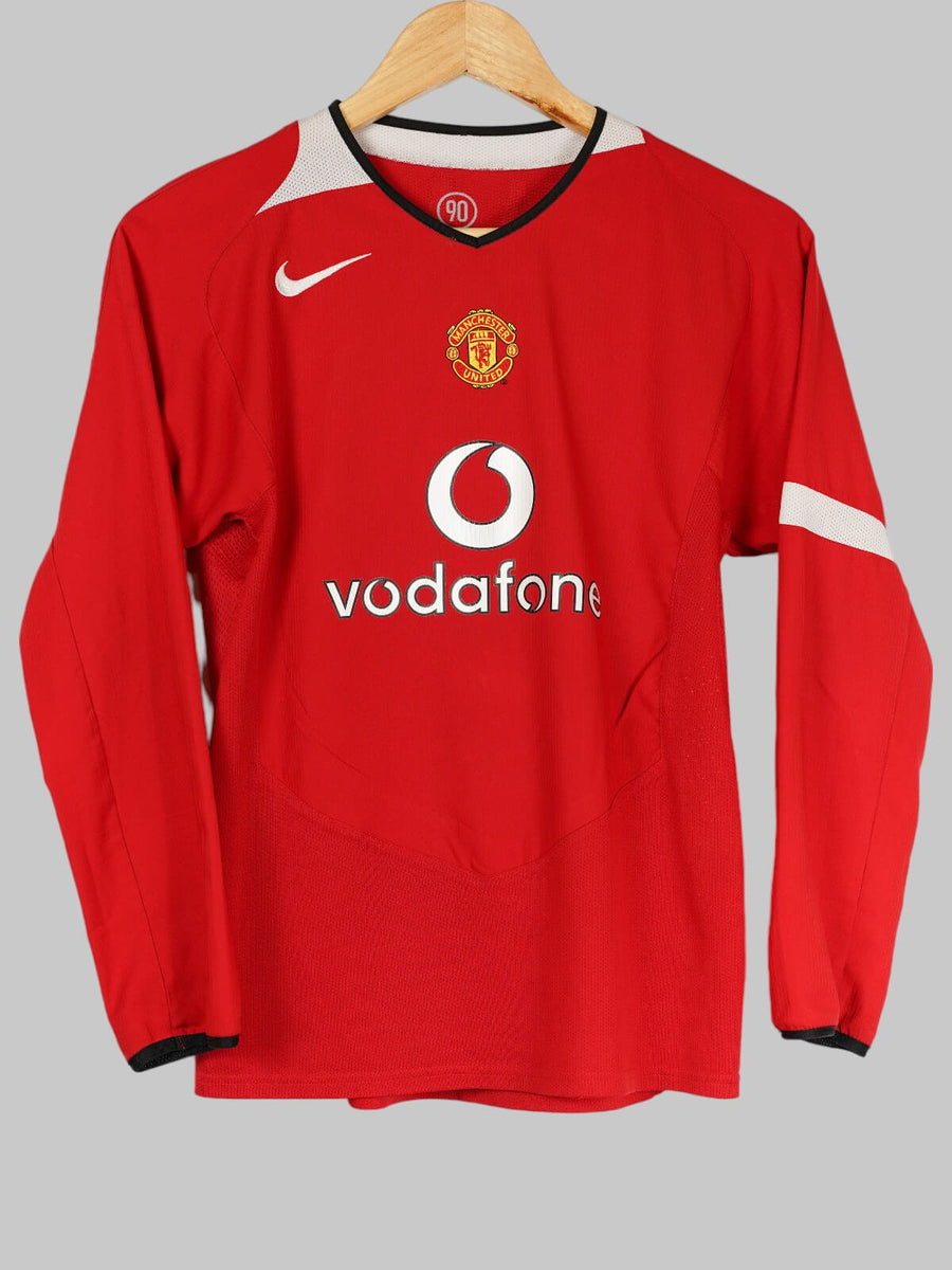 Manchester United Home Shirt L/S 2004/6 Ronaldo 7 (XL Kids)