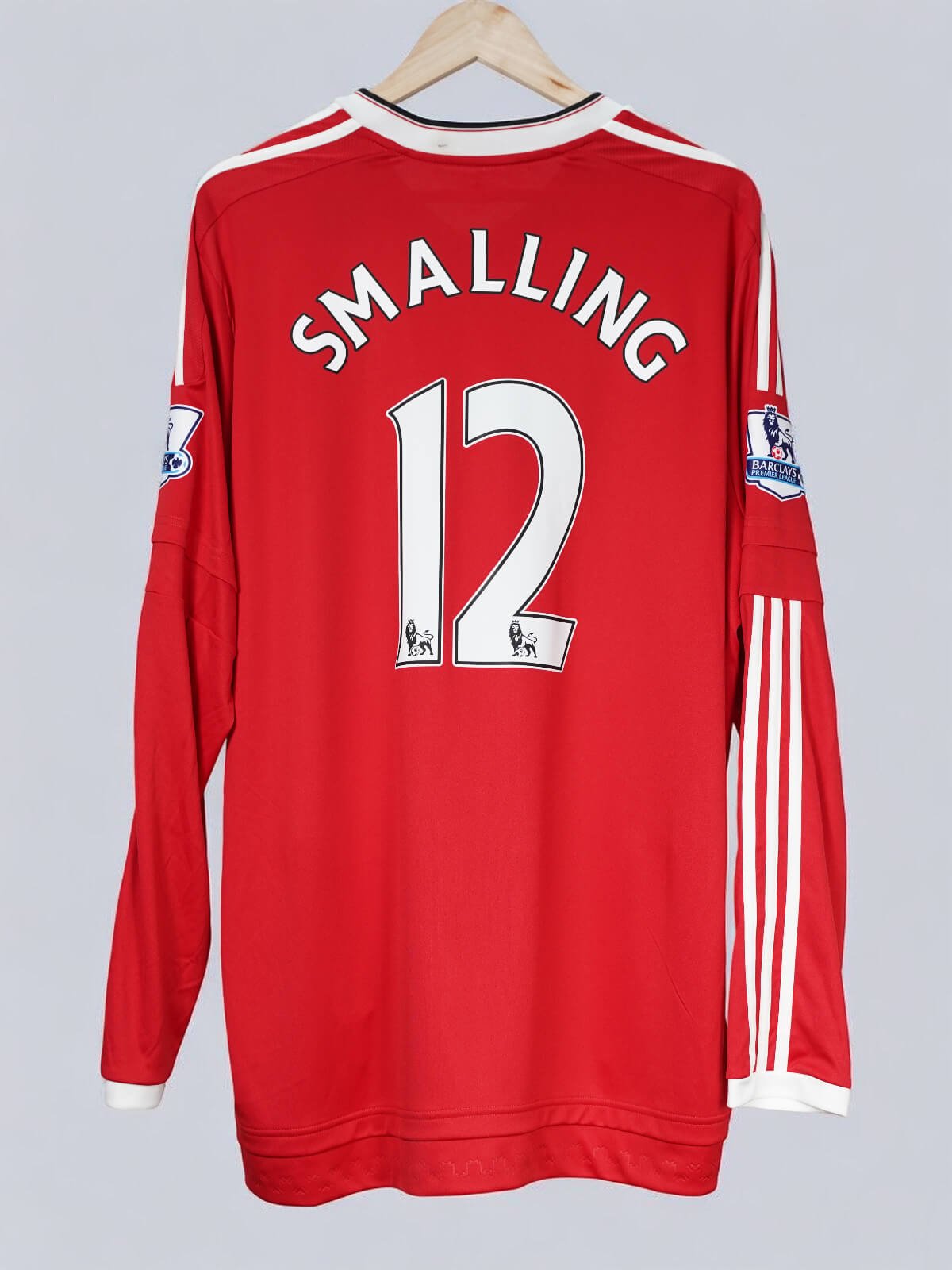 2015/16 Manchester United Smalling #12 Home Shirt (XXL) Adidas