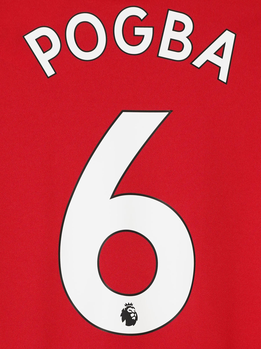 Manchester United Home Shirt L/S 2017/18 Pogba 6 (M)