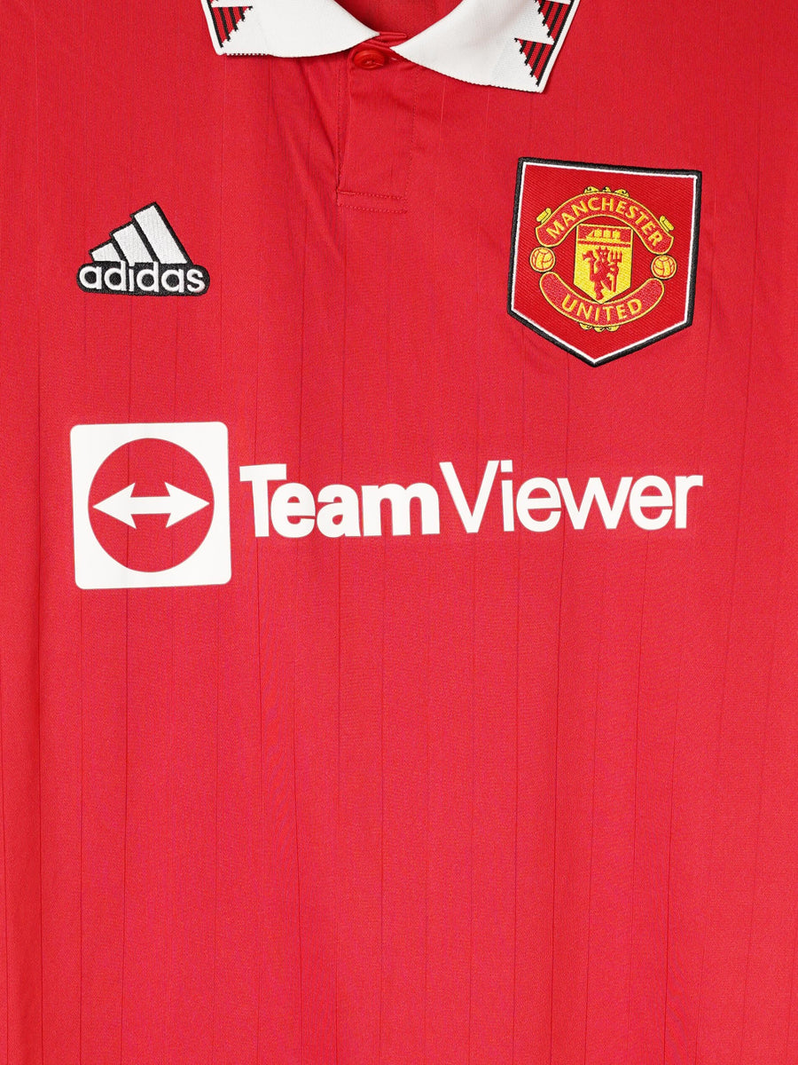 Manchester United Home Shirt L/S 2022/23 Ronaldo 7 (L)
