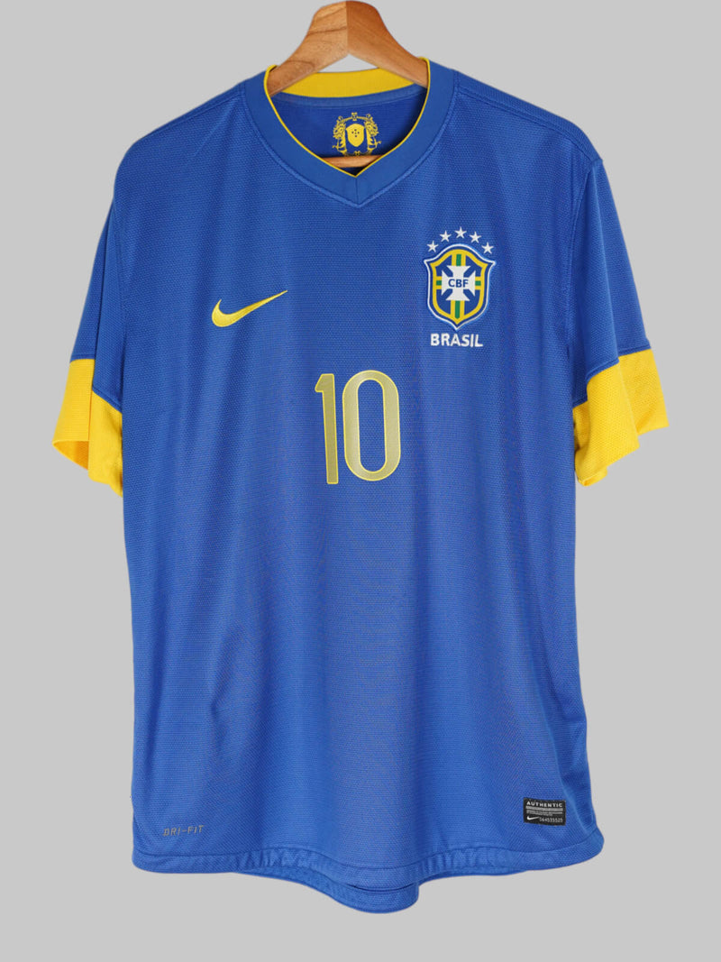 2012/13 Brazil Ronaldinho #10 Away Shirt (L)