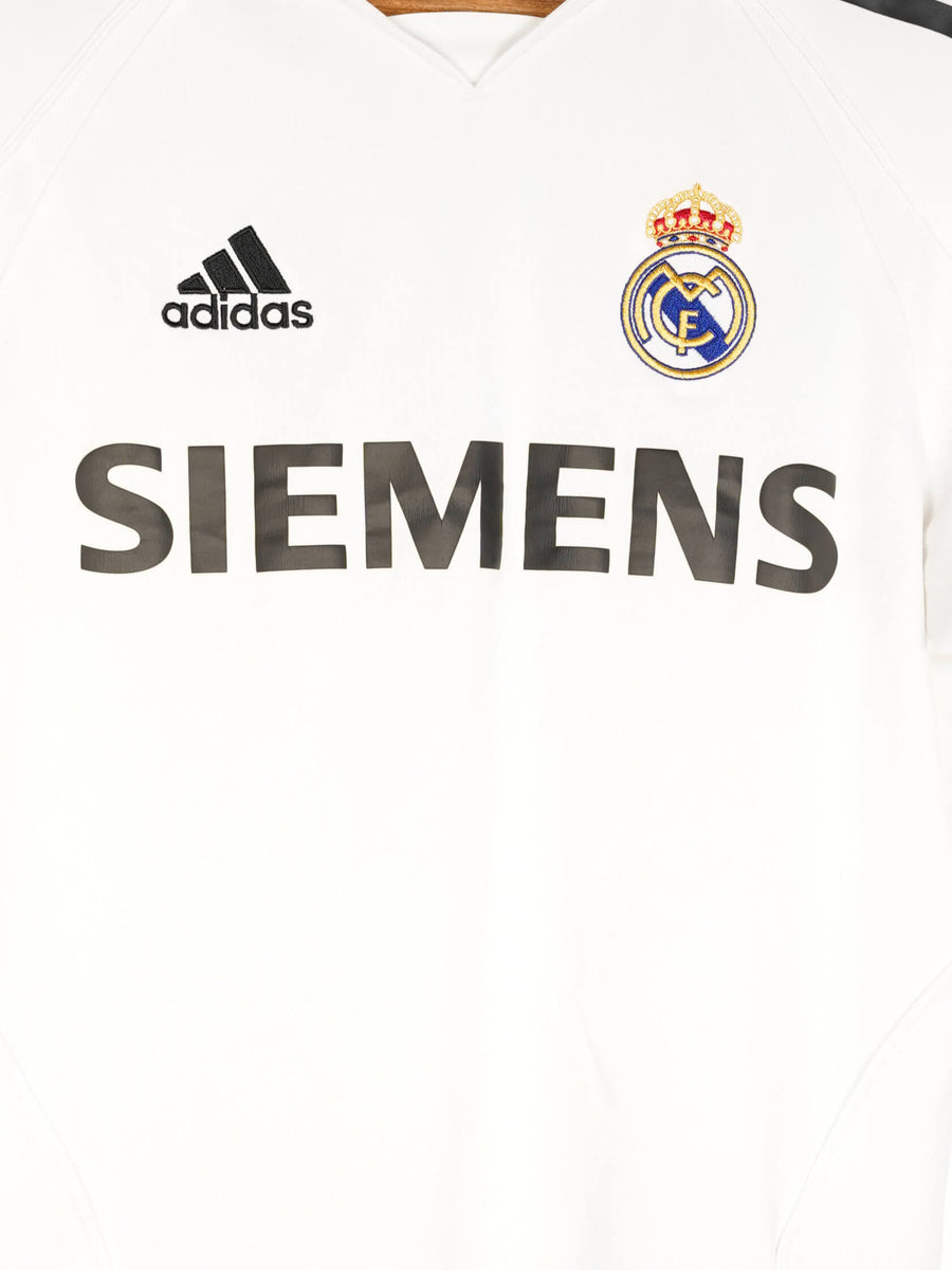 2005/6 Real Madrid Home Shirt Raul #7 (Kids L)