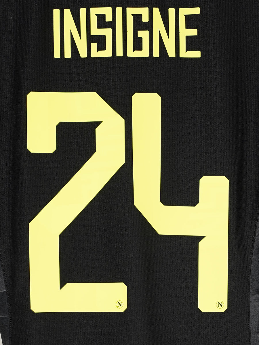Napoli European Away Shirt 2018/19 Insigne 24 (M)