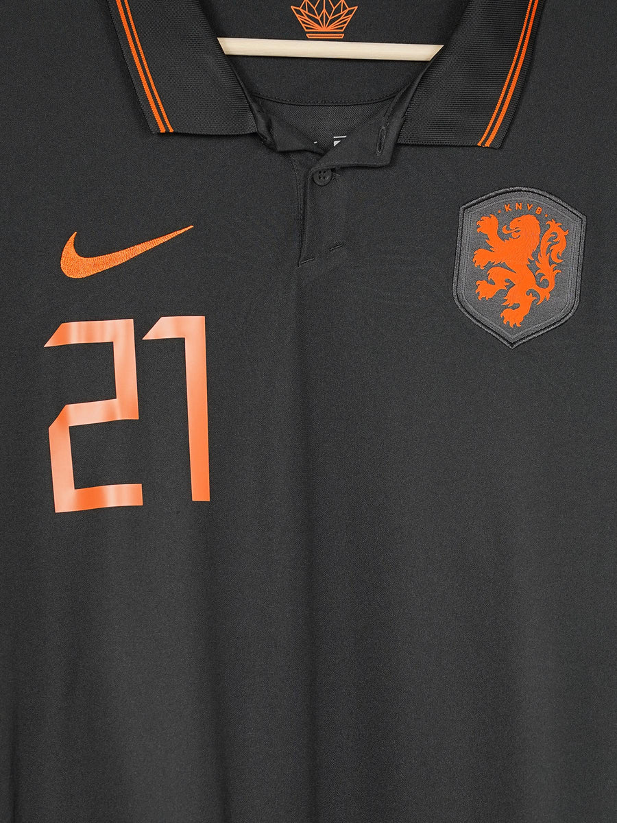 Netherlands Away Shirt 2020/21 F. De Jong 21 (XL)