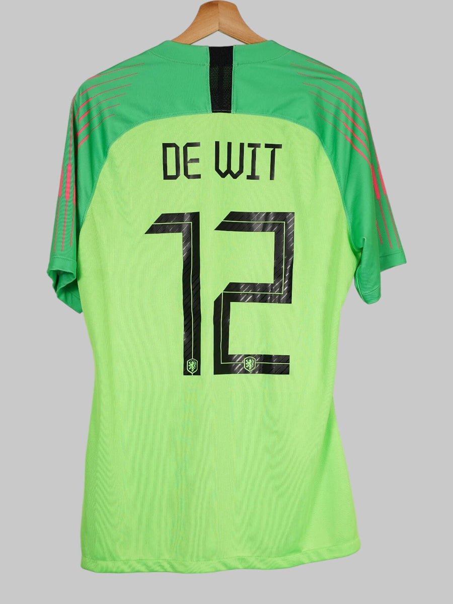 Netherlands Goalkeeper Shirt 2018/19 De Wit 12 (L)