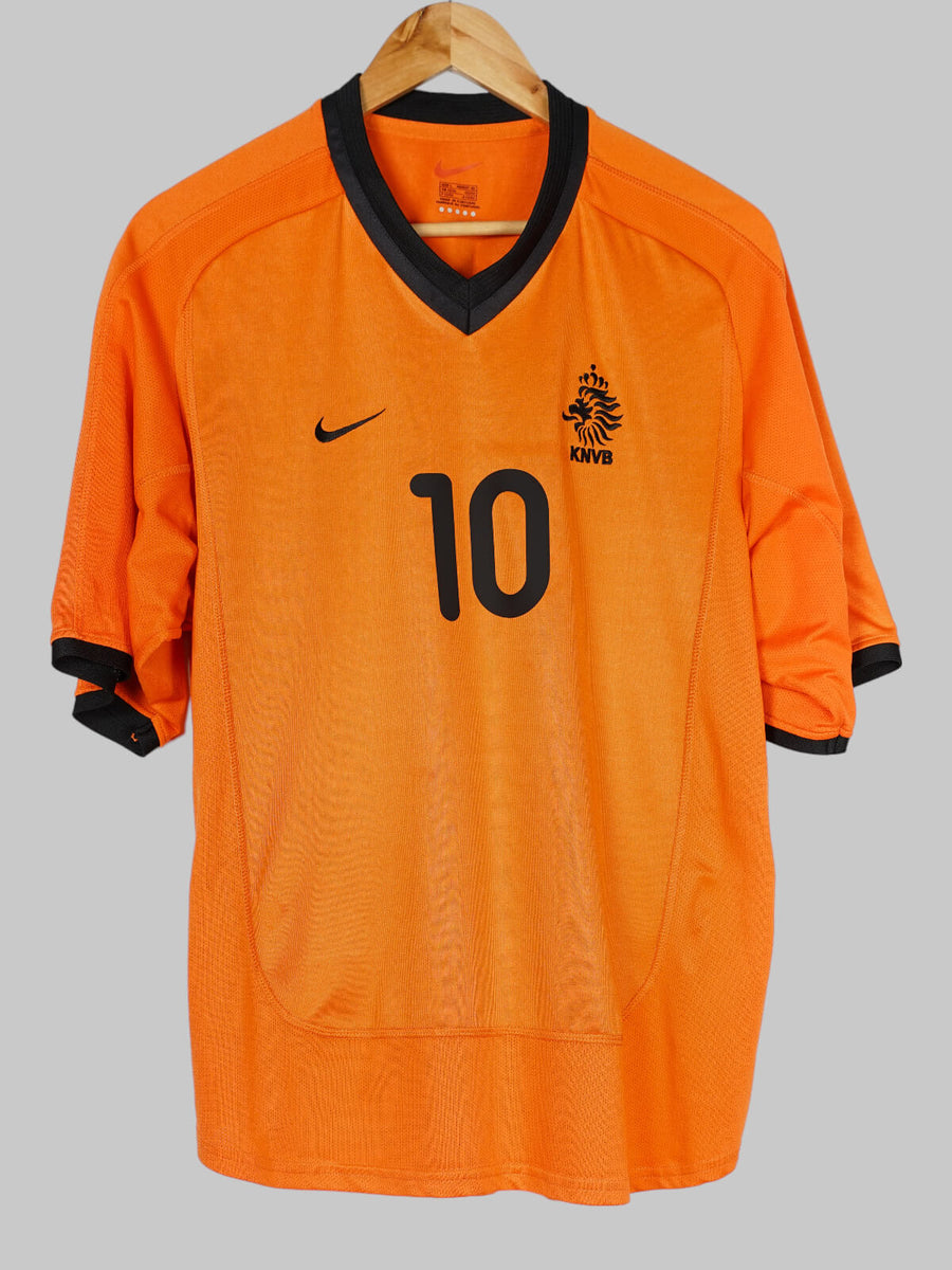 Netherlands Home Shirt 2000/2 Bergkamp 10 (L)