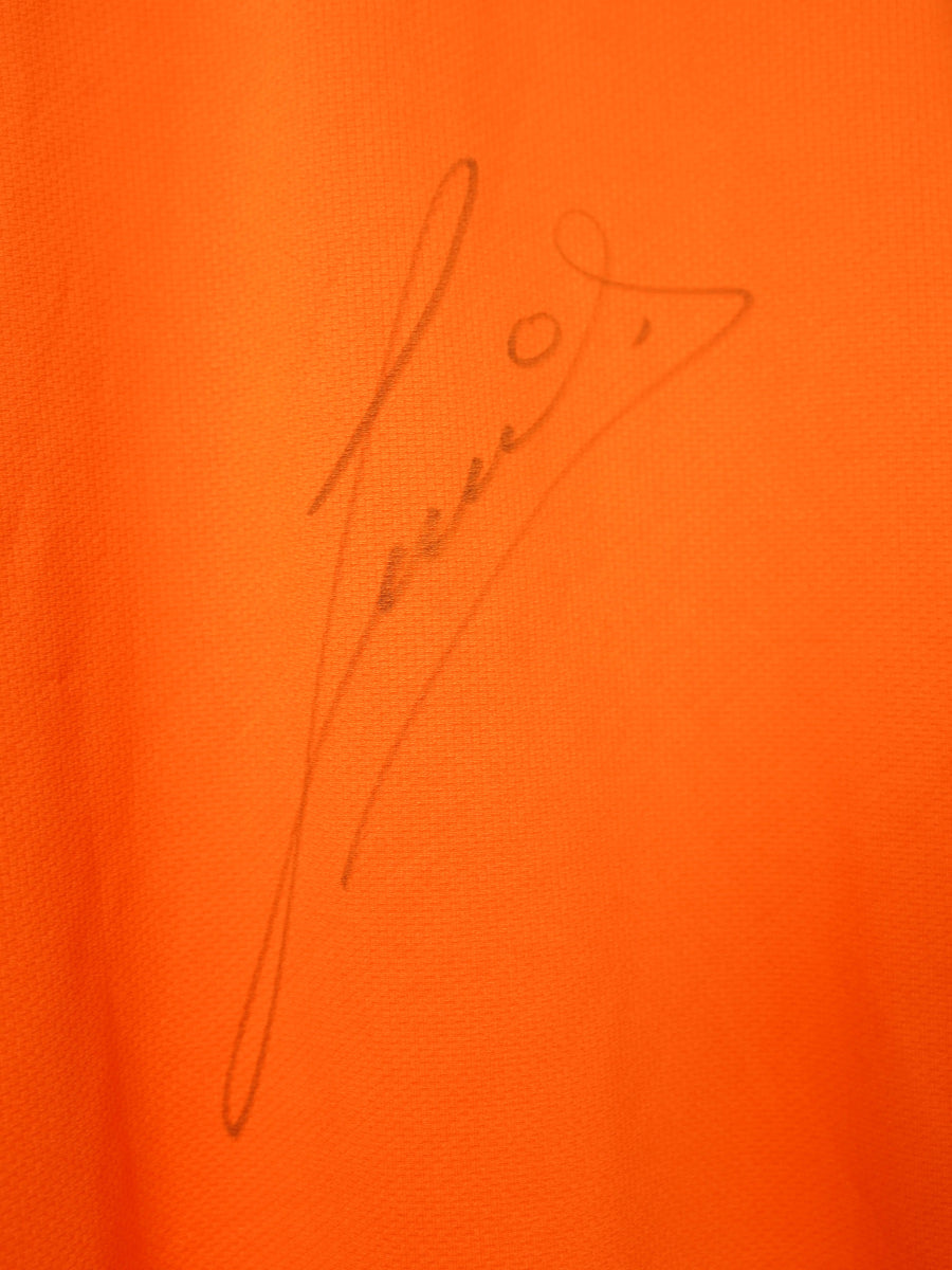Netherlands Home Shirt 2008 - 10 Signed By Gullit (L)