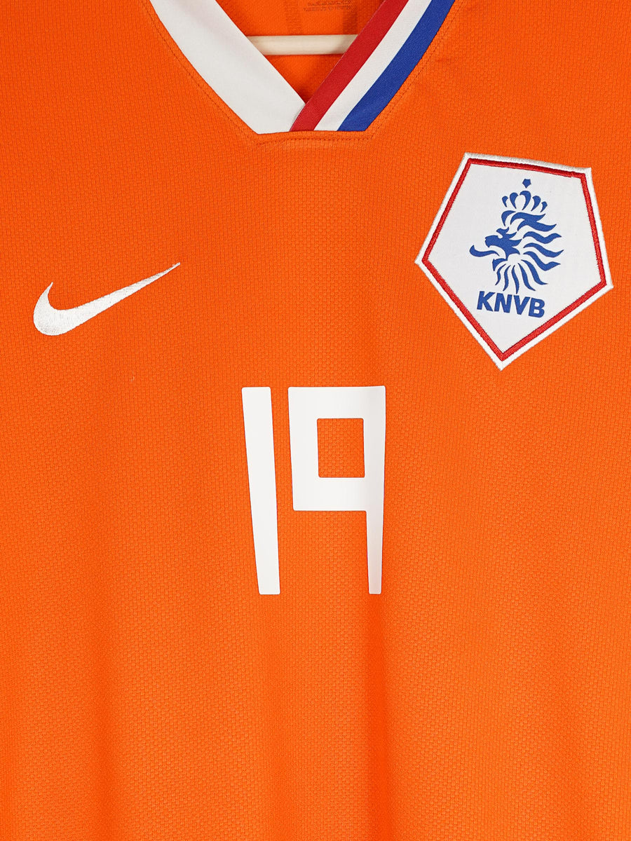 Netherlands Home Shirt 2008/10 Huntelaar 19 (L)