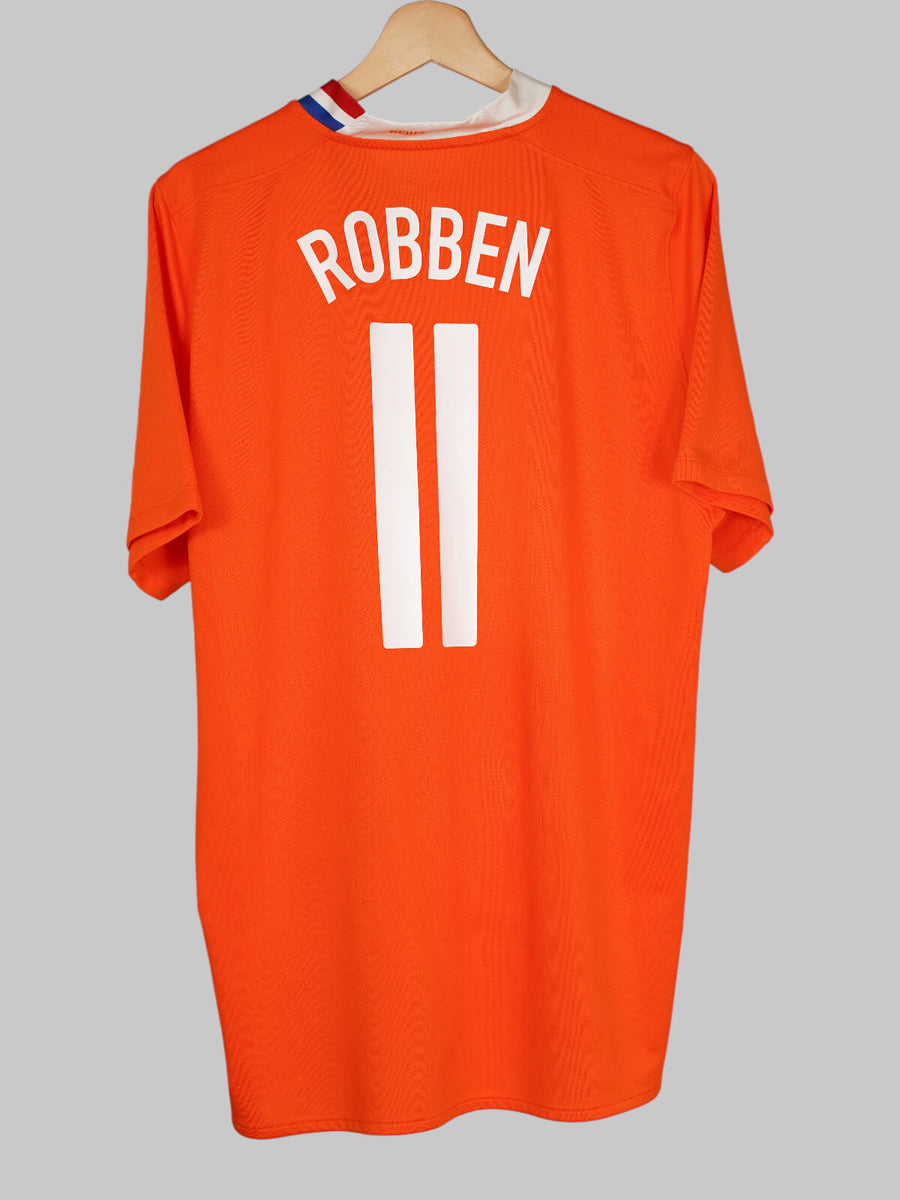 Netherlands Home Shirt 2008/10 Robben 11 (L)