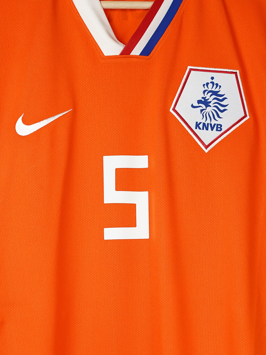 Netherlands Home Shirt 2008/10 V.Bronckhorst 5 (XL)