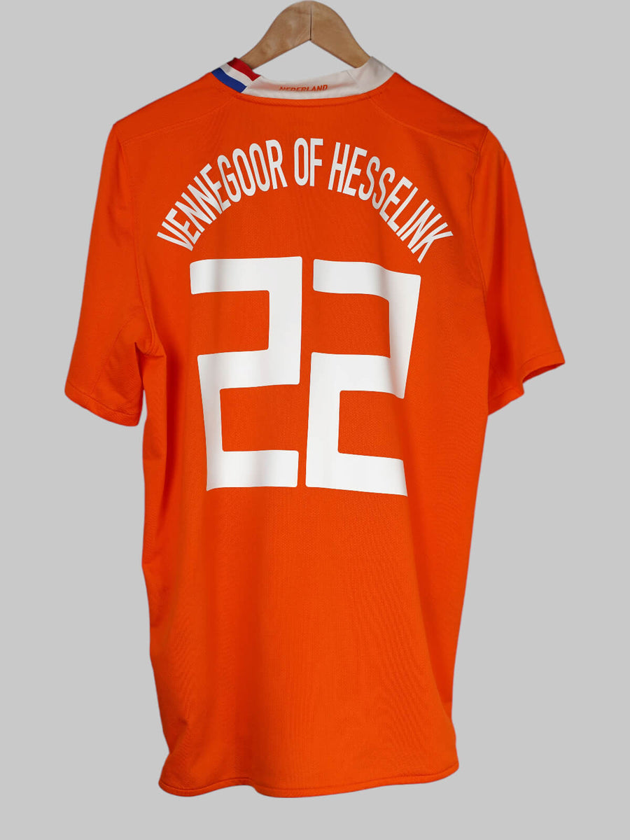 Netherlands Home Shirt 2008/10 Vennegoor of Hesselink 22 (L)