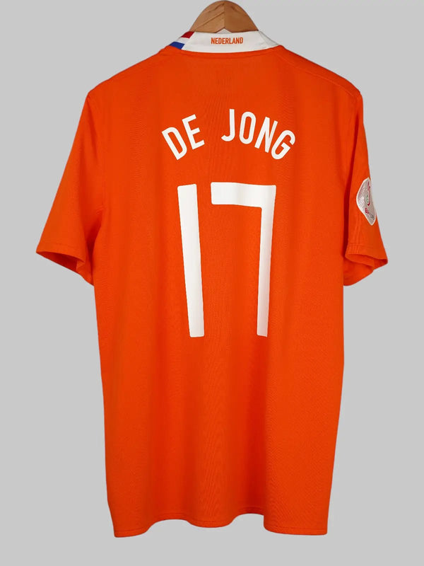 Netherlands Home Shirt 2008/9 De Jong #17 (XL)