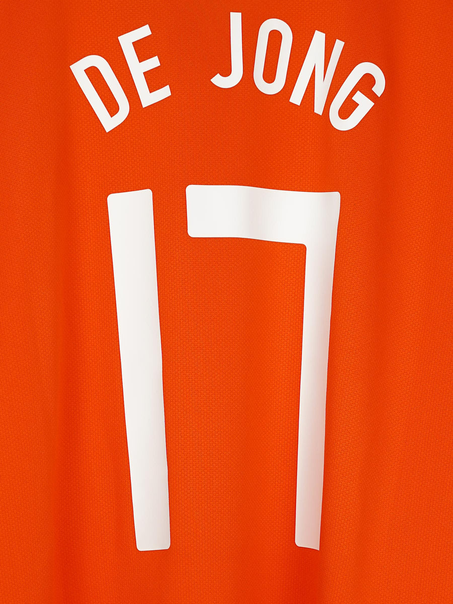 Netherlands Home Shirt 2008/9 De Jong 17 (XL)