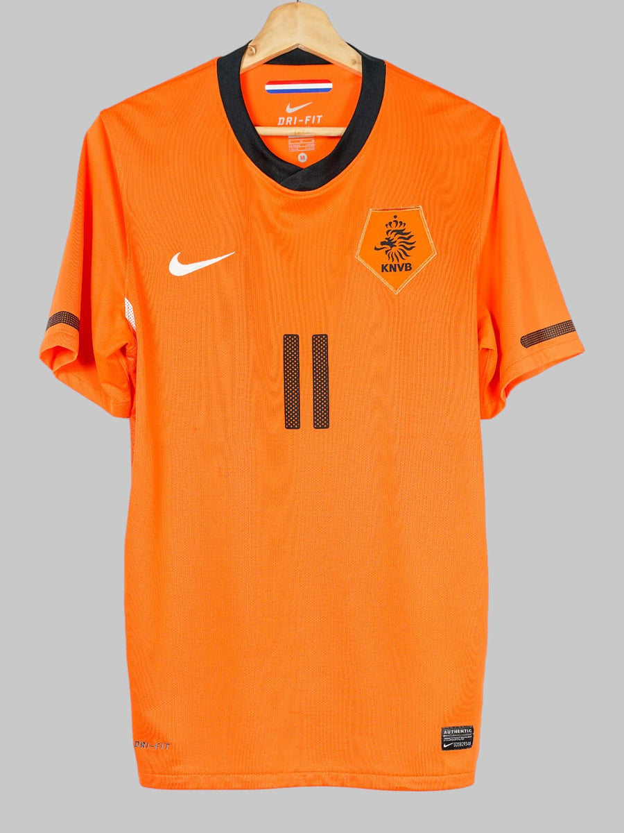 Netherlands Home Shirt 2010/11 Robben 11 (M)