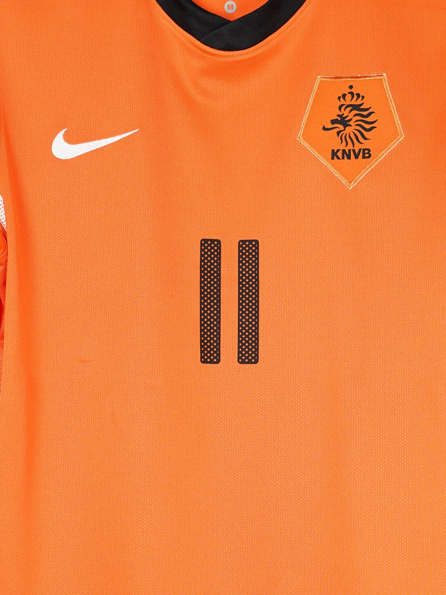Netherlands Home Shirt 2010/11 Robben 11 (M)