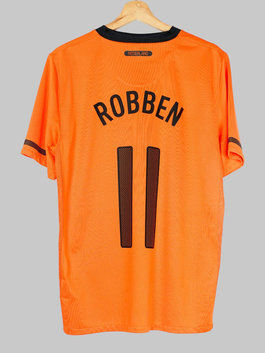 Netherlands Home Shirt 2010/11 Robben 11 (M)