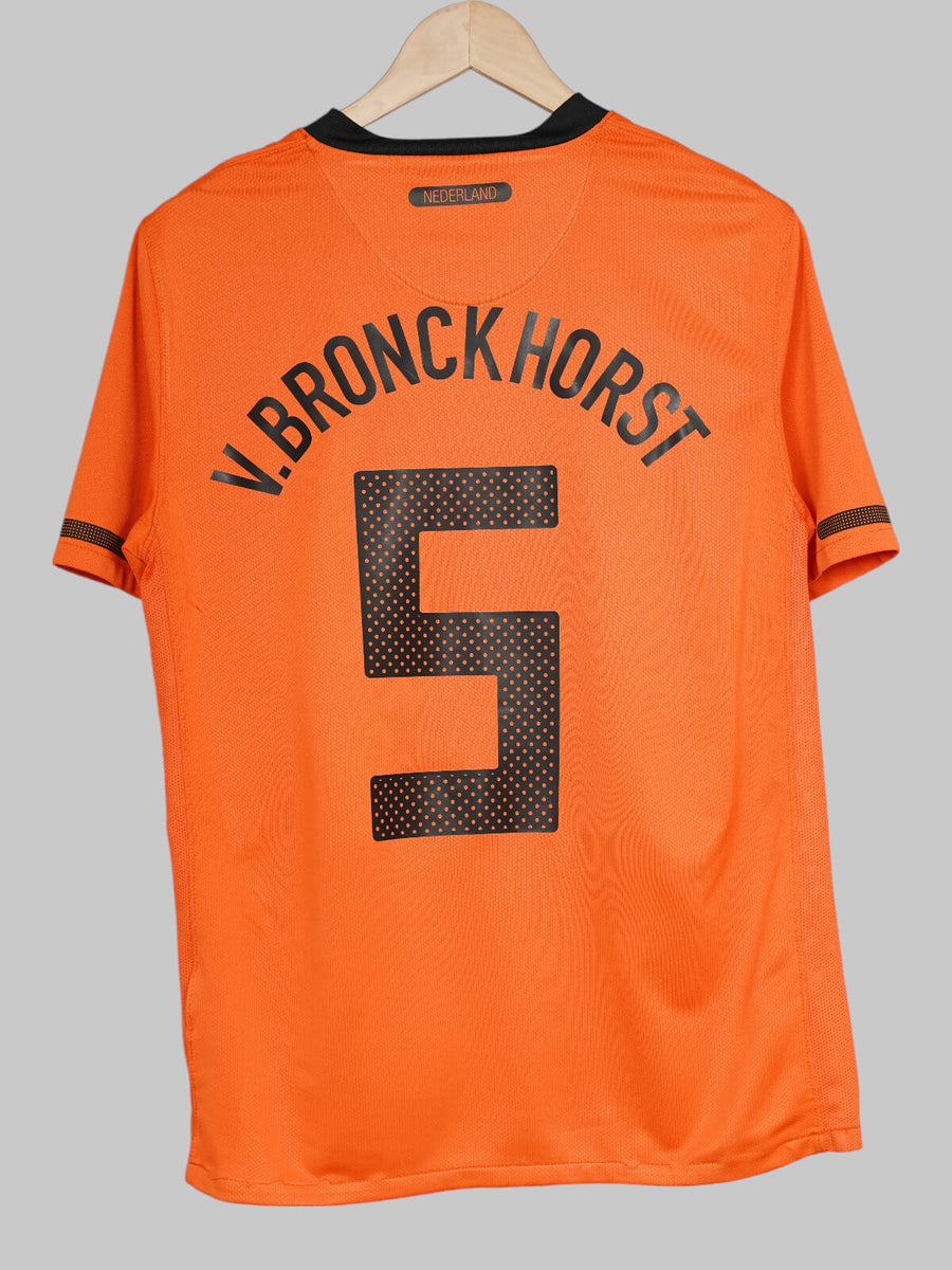 Netherlands Home Shirt 2010/11 V.Bronckhorst 5 (M)