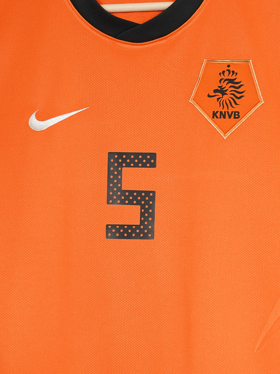Netherlands Home Shirt 2010/11 V.Bronckhorst 5 (M)