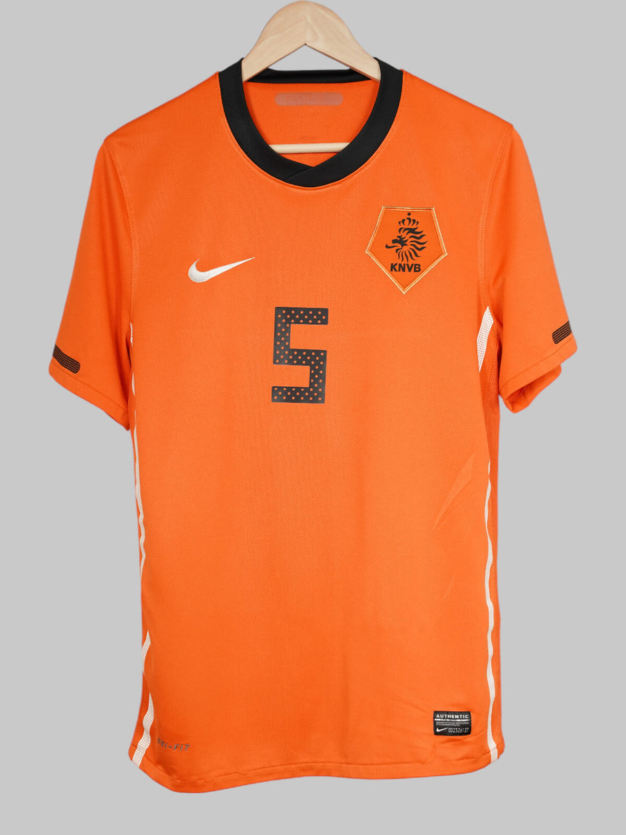 Netherlands Home Shirt 2010/11 V.Bronckhorst 5 (M)