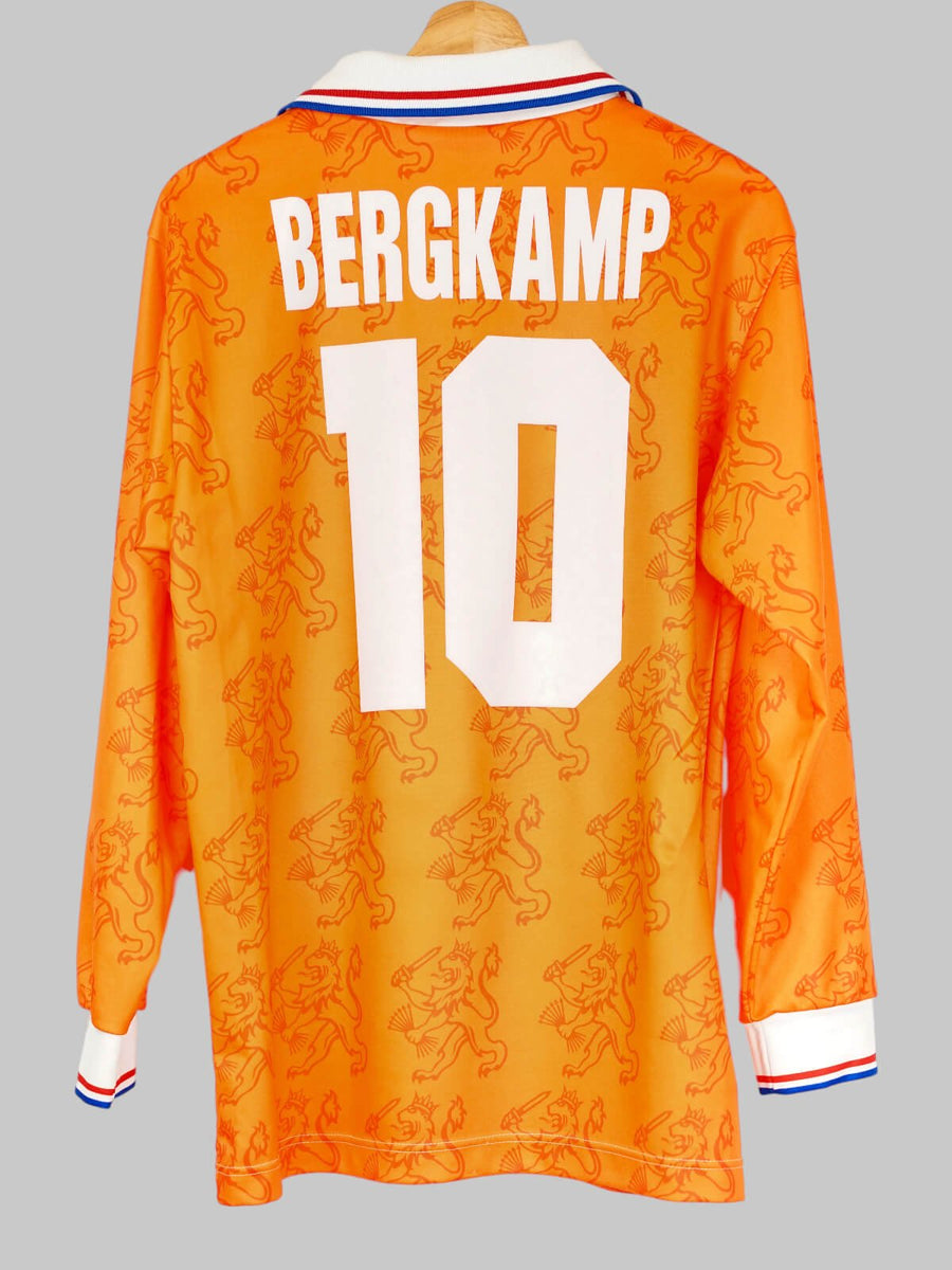 Netherlands Home Shirt L/S 1994/95 Bergkamp 10 (L)