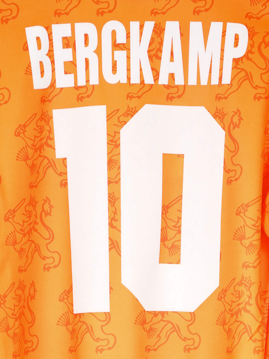 Netherlands Home Shirt L/S 1994/95 Bergkamp 10 (L)