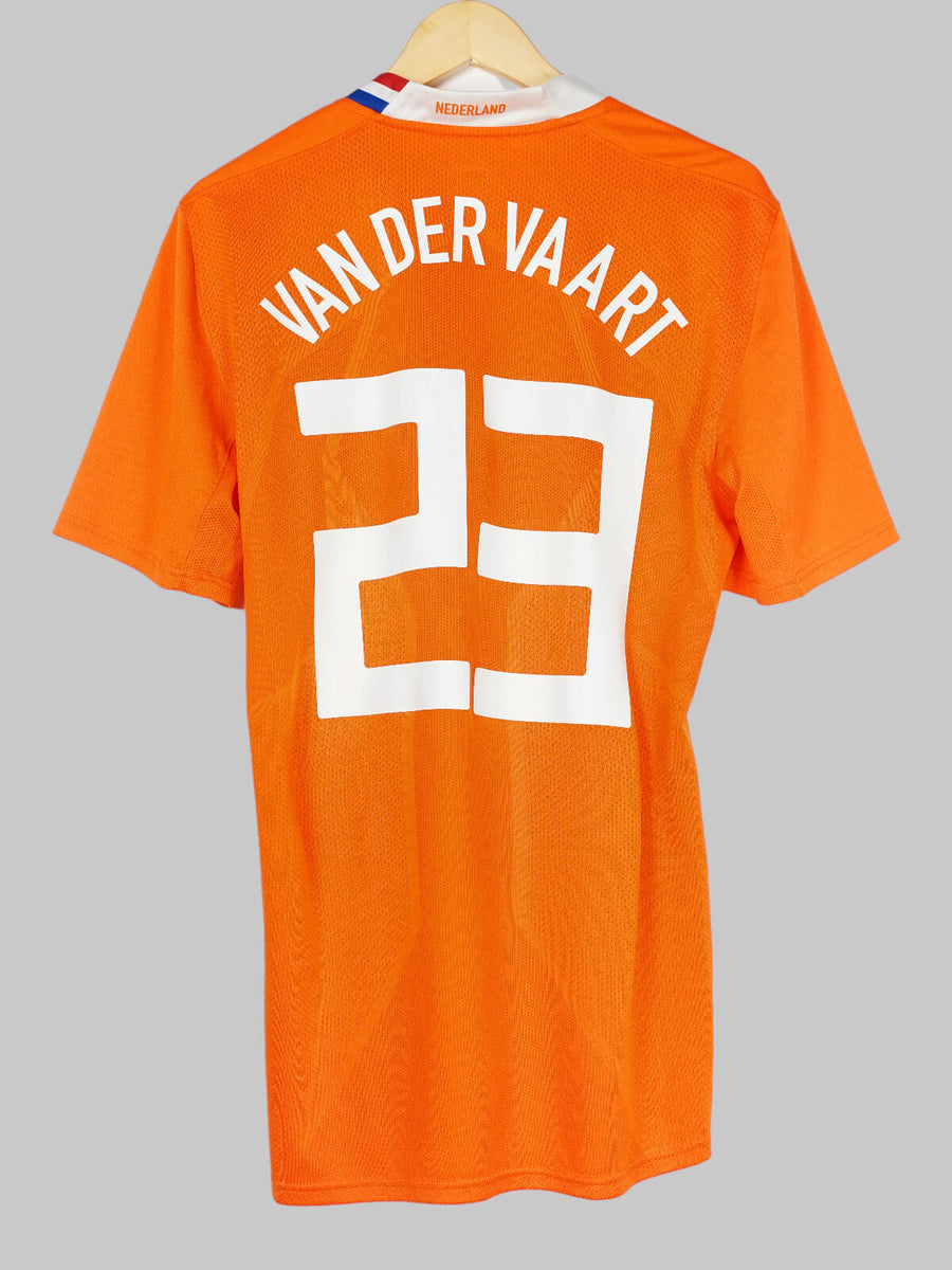 Netherlands Home Shirt Player Issue 2008/9 Van der Vaart 23 (L)