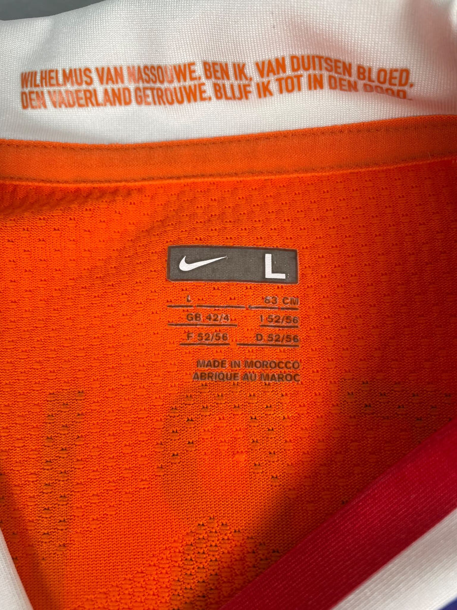 Netherlands Home Shirt Player Issue 2008/9 Van der Vaart 23 (L)