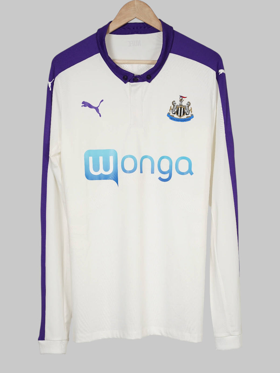 Newcastle United Third Shirt Player Version L/S 2016/17 Mitrovic 45 (XL)